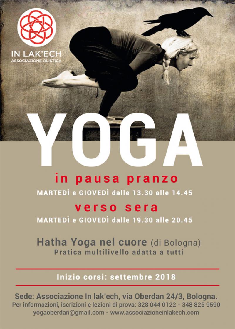 Corsi di Hatha Yoga presso Ass. In Lak'ech - pieno centro storico di Bologna